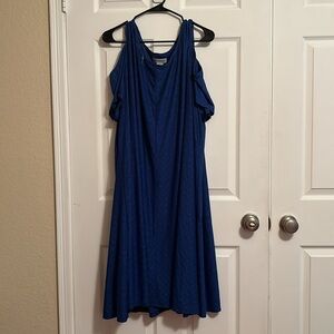 4X Catherine’s Royal Blue Off Shoulder MIDI Dress
